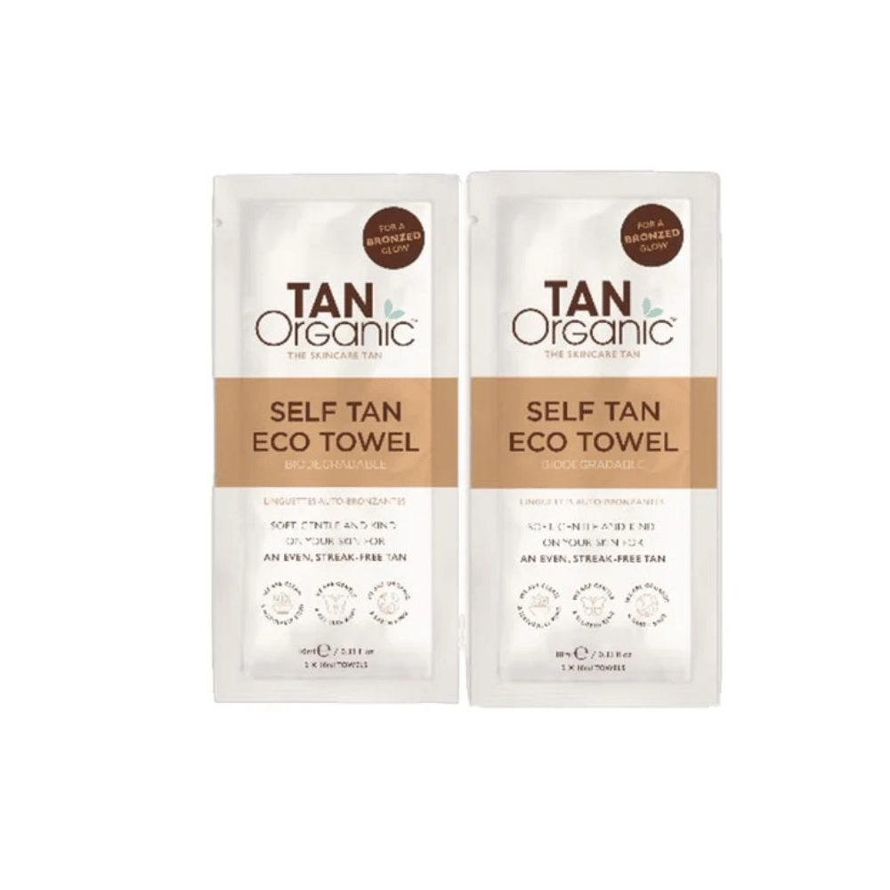 Tan Organic Self Tan Eco Towels 10 X 10ml (10 Pack)