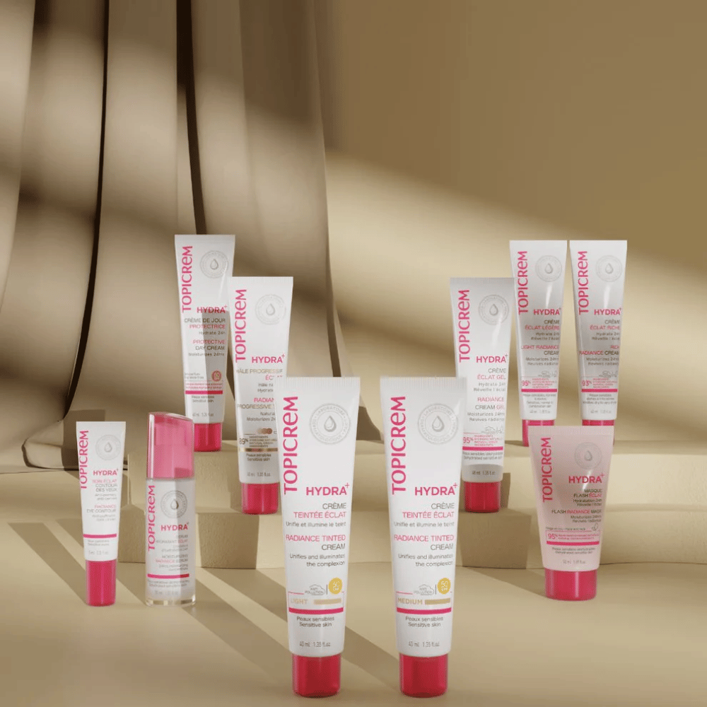 Topicrem Hydra+ Rich Moisturizing Radaince Cream 40ML
