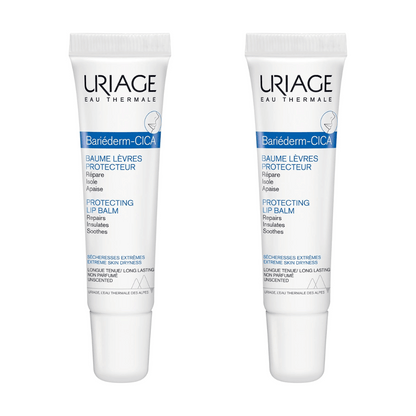 Uriage Bariederm Cica-Lips Protecting Balm Duo