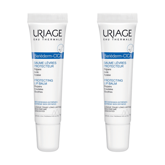 Uriage Bariederm Cica-Lips Protecting Balm Duo