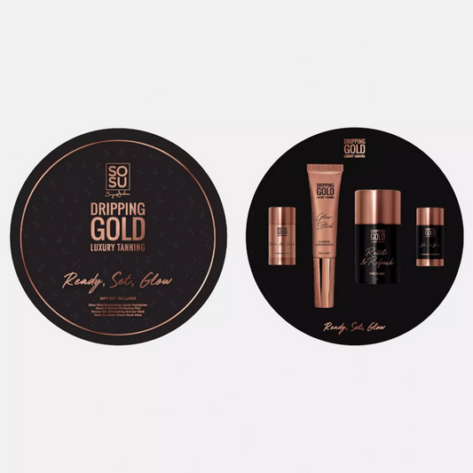 SOSU Dripping Gold Ready Set Glow Gift Set